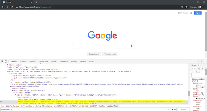 TestNG framework google